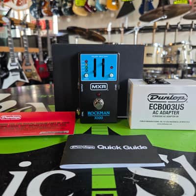 MXR MX100 Rockman X100 Analog Tone Processor - Black / Blue image 2