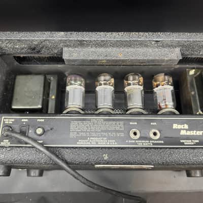 Peavey Rock Master Vintage Tube Series 120-Watt Guitar Head 1980s - Black image 6