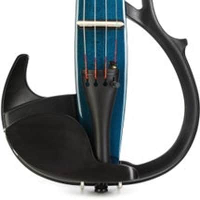 Yamaha Silent Series SV-200 Electric Violin - Blue image 2
