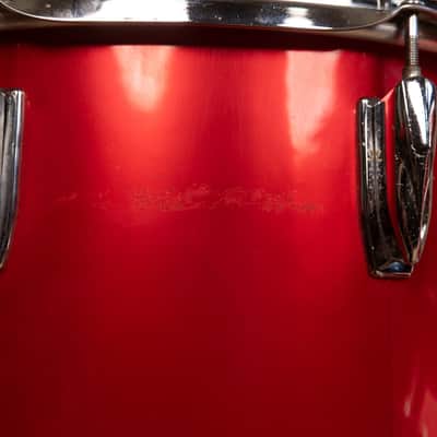 1980s Premier Soundwave Polychromatic Red Drum Set image 8