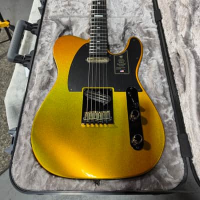 Fender 75th Anniversary American Ultra II Telecaster Electric Guitar - Liquid Gold w/OHSC + FREE $299 Plek & Setup #667 image 16
