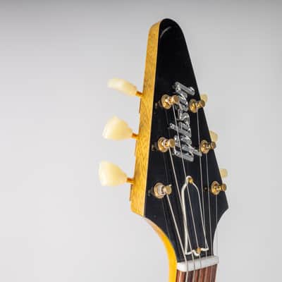 DO NOT USE Gibson 1958 Korina Flying V with White Pickguard, Natural | Demo image 21