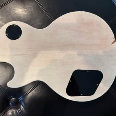 2013 Gibson Les Paul (LPJ) w/upgrades - Rubbed Trans White image 10
