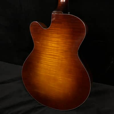 Holst Jazz Hand built archtop electric guitar tobacco burst image 8