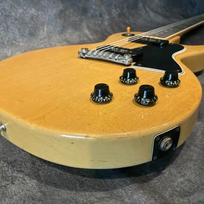 GIBSON LES PAUL TV SPECIAL 1957 - TV YELLOW - 100% ORIGINAL EXCEPT FOR TUNER BUTTONS image 7