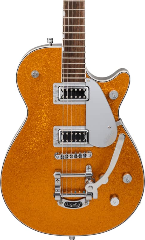 Gretsch G5230T Electromatic Sparkle Jet FT Electric Guitar, Laurel Fingerboard, Gold Sparkle image 1