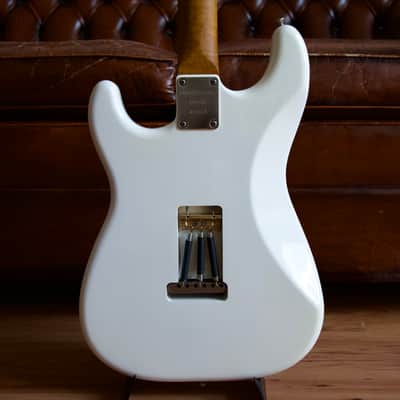 Constantin Guitars Sweetcaster Classic #0008 - Olympic White Aged 3.5kilos !!!VIDEO!!! image 8