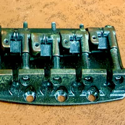 1980's Ibanez Accu-Cast BII Bass Guitar Bridge from RB-850 Roadstar II Black image 3