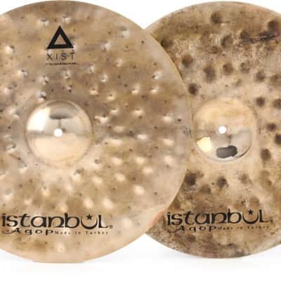 Istanbul Agop Xist Dry Dark Brilliant Hi-hat Cymbals - 17 inches image 2