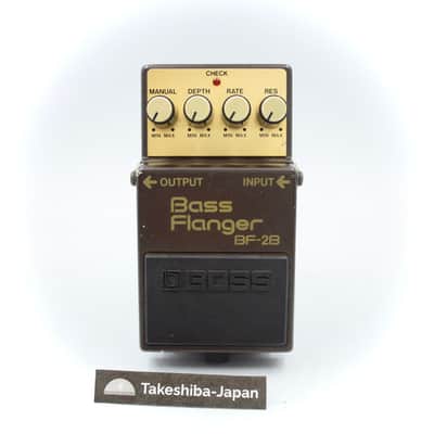 Boss BF-2B Bass Flanger 1989 Made in Japan Green Label Bass Guitar Effect Pedal ACA AA03803 image 1