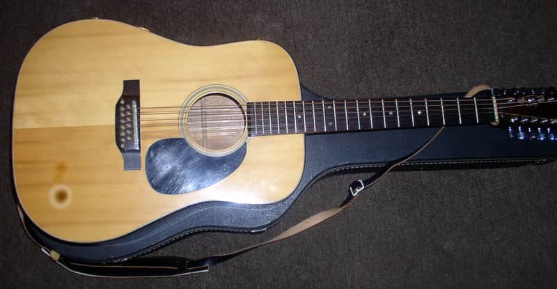 Takamine F385 acoustic 12 string guitar w/ Schallers image 1