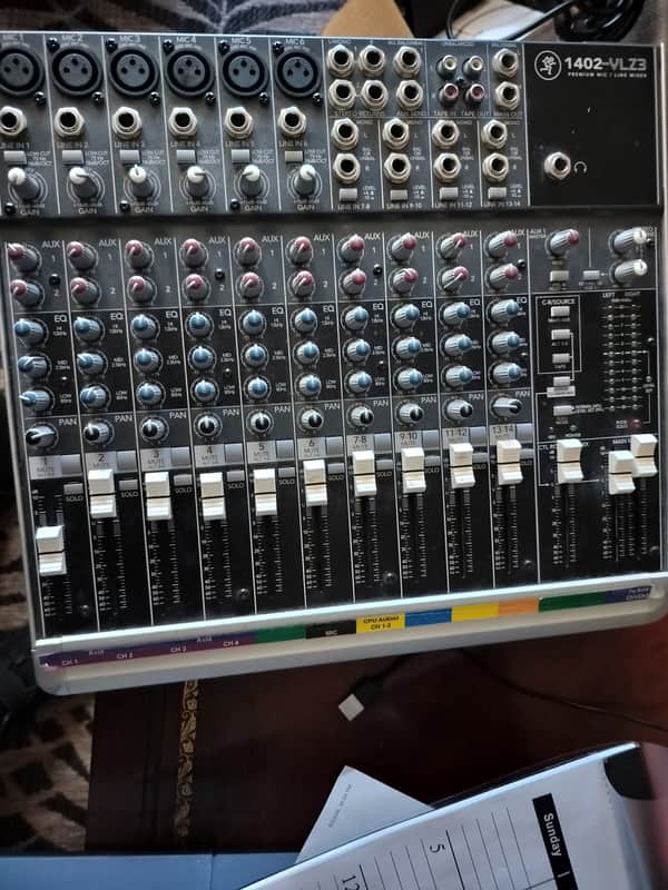 Mackie 1402VLZ4 14-Channel Mic / Line Mixer 2014 - Present - Black image 1