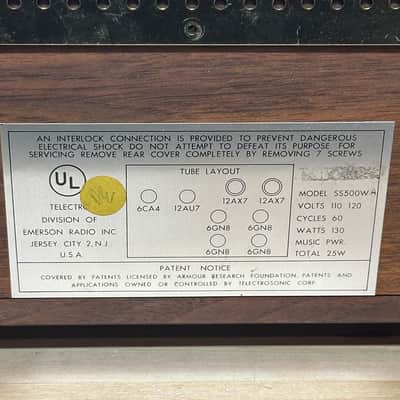 Mid-Century Telectro SS500W Reel-to-Reel Tape Recorder with Walnut Case (Repair/Parts) image 15