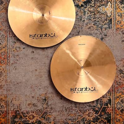 Istanbul AGOP JOEY WARONKER Hihats 14” 778 1112 g CLEAN! Responsive & Complex! Why Pay $607?? image 2