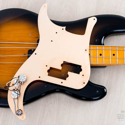 2000 Fender Precision Bass '57 Vintage Reissue PB57-70US Suburst Gold Guard w/ USA Pickup, Japan CIJ image 19