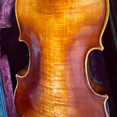 German Violin with case and bow, full size. William Lewis brand brand German Violin. Full size with case and bow. image 9