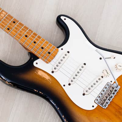 1999 Fender American Vintage ‘57 Stratocaster Sunburst, 100% Original w/ Case image 7