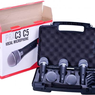 Superlux Super Cardioid Dynamic Microphone Set 5 Pack image 1