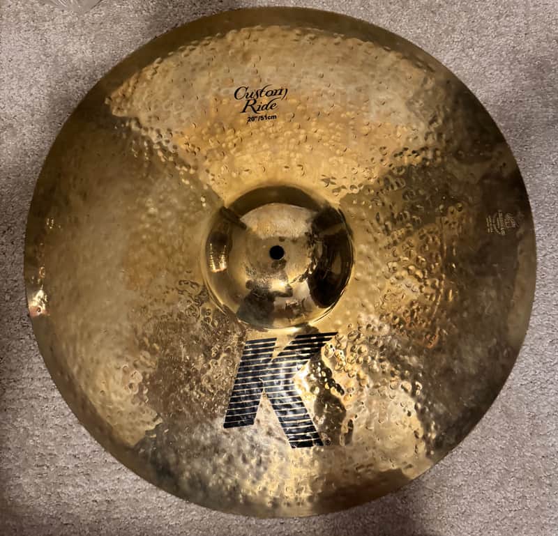 Zildjian 20" K Custom Ride Cymbal 1988 - Present - Brilliant image 1