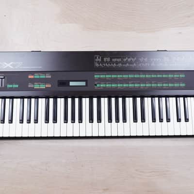 Yamaha DX7 Programmable Algorithm Synthesizer 1980s Brown Original Version Made in Japan MIJ image 13