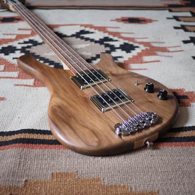 Serek Basses Sacramento Medium Scale Bass 2017 PRE-ORDER Natural Oil Walnut image 7