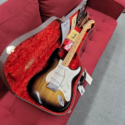 Fender Custom Shop Limited Edition 50th Anniversary '54 Stratocaster Masterbuilt By Yuriy Shishkov 2004 - Reliced 2-Tone Sunburst image 1