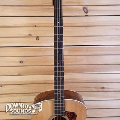 Guild B-140E Acoustic Bass with Gator Gig Bag - Natural, Fishman Sonitone BT-1 Electronics, 5lbs 12oz image 4