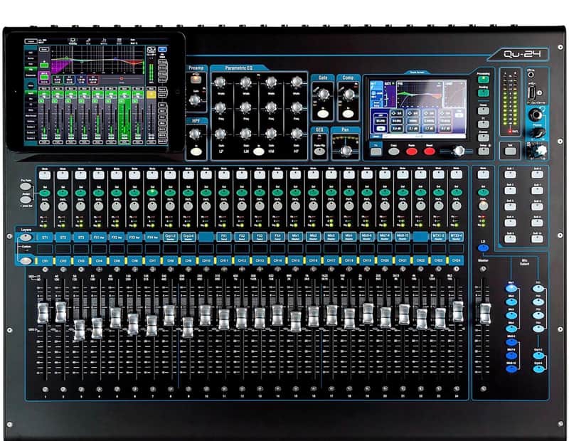 BRAND NEW SEALED Allen & Heath QU-24 24-Channel Digital Mixer 2014 - Present - Black image 1