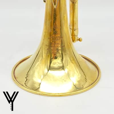 Jerome Thibouville Lamy French Wrap Cornet 1880s - Raw Brass image 4