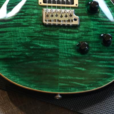 1996 PRS Custom 24 Electric Guitar Emerald Green + OHSC image 5