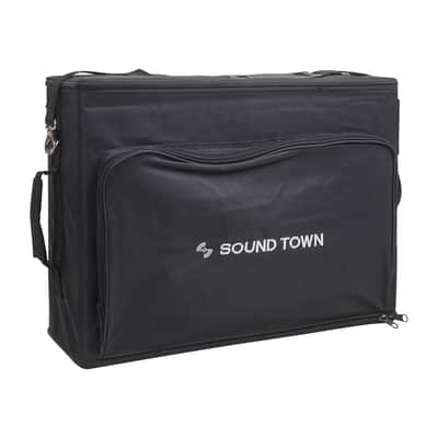 STRB-316B | Portable 3U Rack Bag, Soft Rack Case with 14" Rackable Depth, Plywood Rack Frame, Shoulder Strap, Accessory Pocket image 2