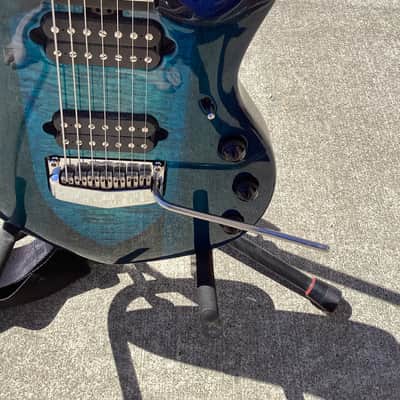 Ernie Ball Music Man John Petrucci Majesty 7 Early2000 - Blue image 2