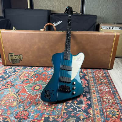 Gibson Thunderbird IV Pelham Blue *Rare Color* Neck Through w/OHSC - 2001 image 4