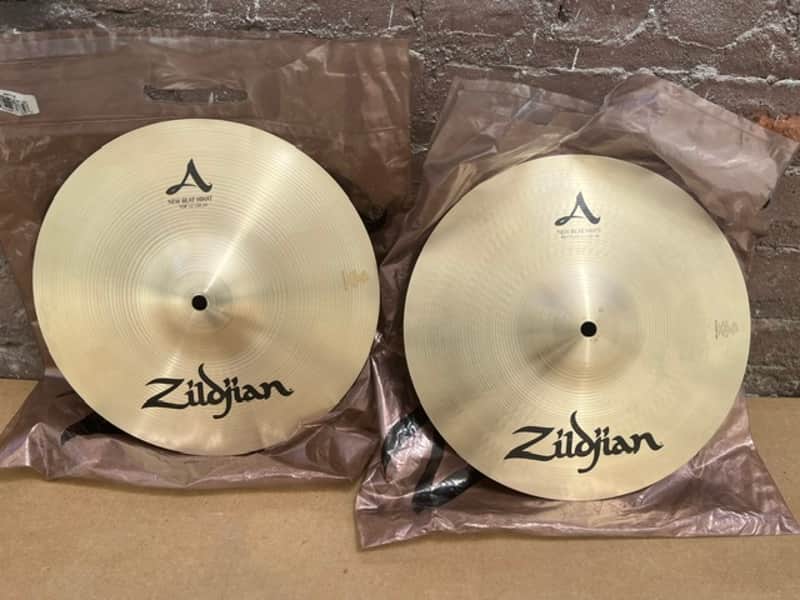 Zildjian A Series New Beat Hi-Hat Cymbal Pair - 12 Inches image 1