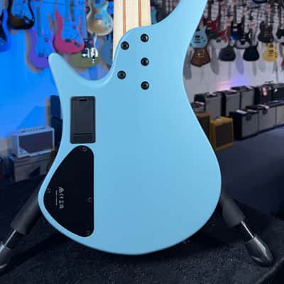 Ibanez Bass Workshop EHB605 5-string Electric Bass Guitar - Purist Blue Matte, Free Plek! 748 image 10