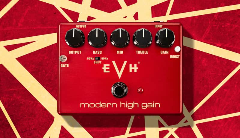 EVH Modern High Gain Distortion Pedal - RED image 1