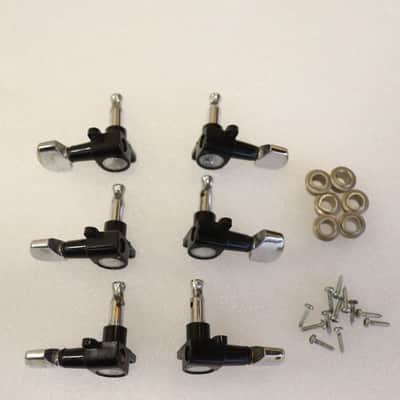Rare Schaller Offset 3x3 Tuners Chrome Plastic Vintage 70's guitar W. Germany image 19