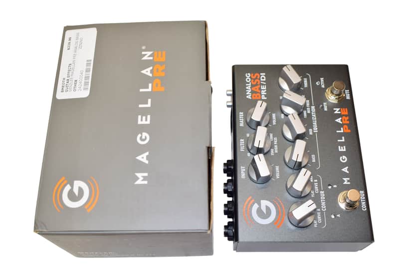 Genzler Amplification MAGELLAN PRE Analog Bass Pre/DI Effects Pedal w/ Box Bild 1