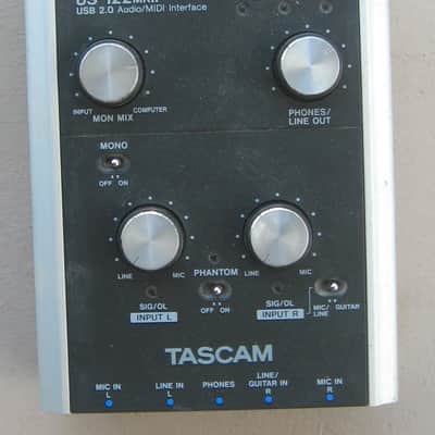 TASCAM US-122MKII Audio/Midi Interface 2012 - Black/Silver image 1