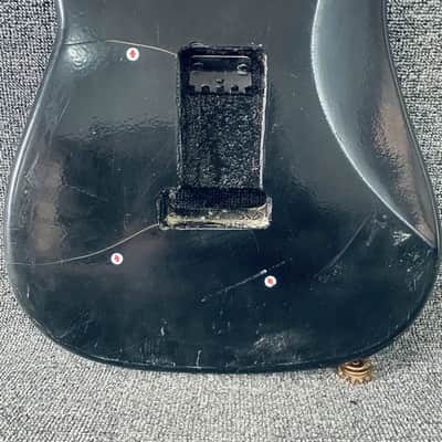 Black HSS Basswood Guitar Strat Style Body image 7