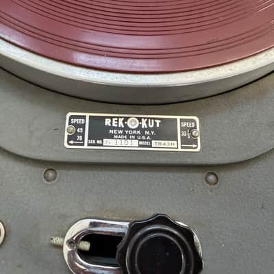 1950's Rek O Kut Imperial Record Cutting Lathe image 8