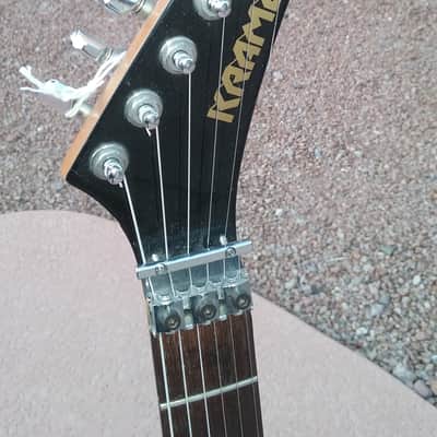 Early 1980's Kramer Focus 1000 | Black Splatter on Yellow | Like New Road Runner Hardshell Case image 4