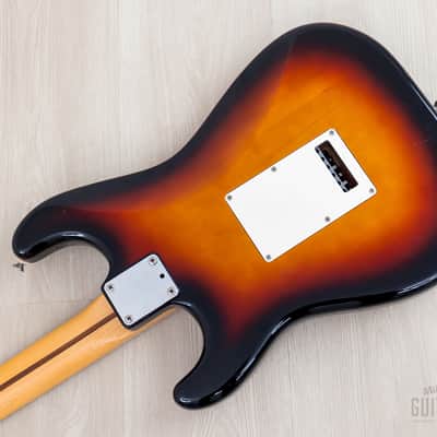 1985 Fender Boxer Series Stratocaster ST557 Sunburst w/ Blade Shooter, Japan MIJ Fujigen image 15
