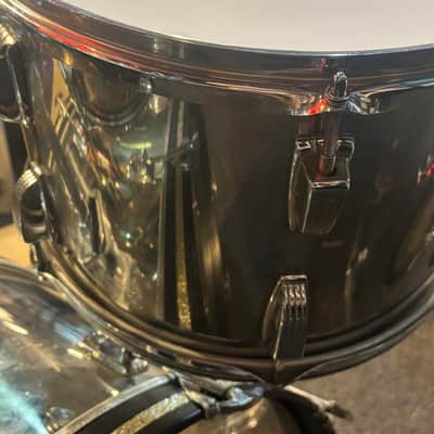Ludwig Big Beat Late-70s 24" 4-piece Stainless Steel Drum Kit image 4
