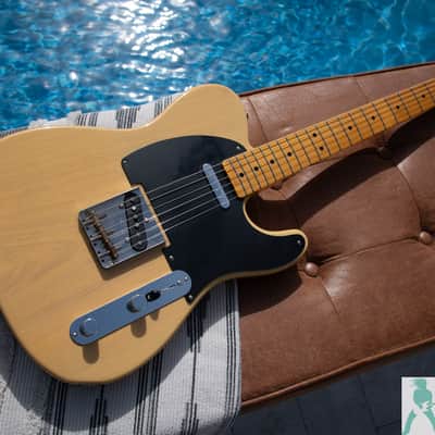 Fender TL52-TX MIJ '52 Telecaster Reissue - Off White Blonde - Premium Ash Body & USA Texas Special PU's - Pro Set Up! image 10