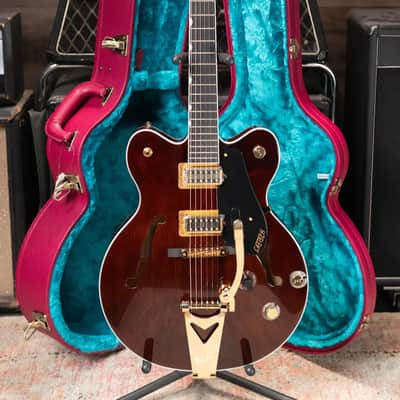 Gretsch Limited Edition Abbey Road Studiomatic Hollow Body with Bigsby Electric Guitar - Classic Walnut Stain with Hardshell Case image 15