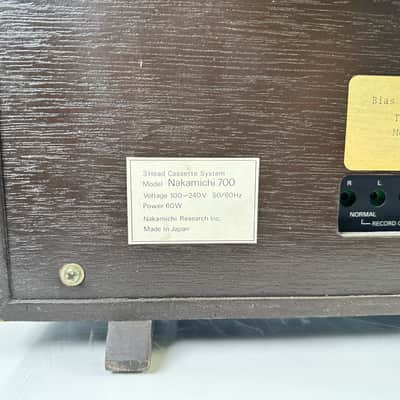 Nakamichi 700 Tri-Tracer 3 Head Cassette Deck image 13