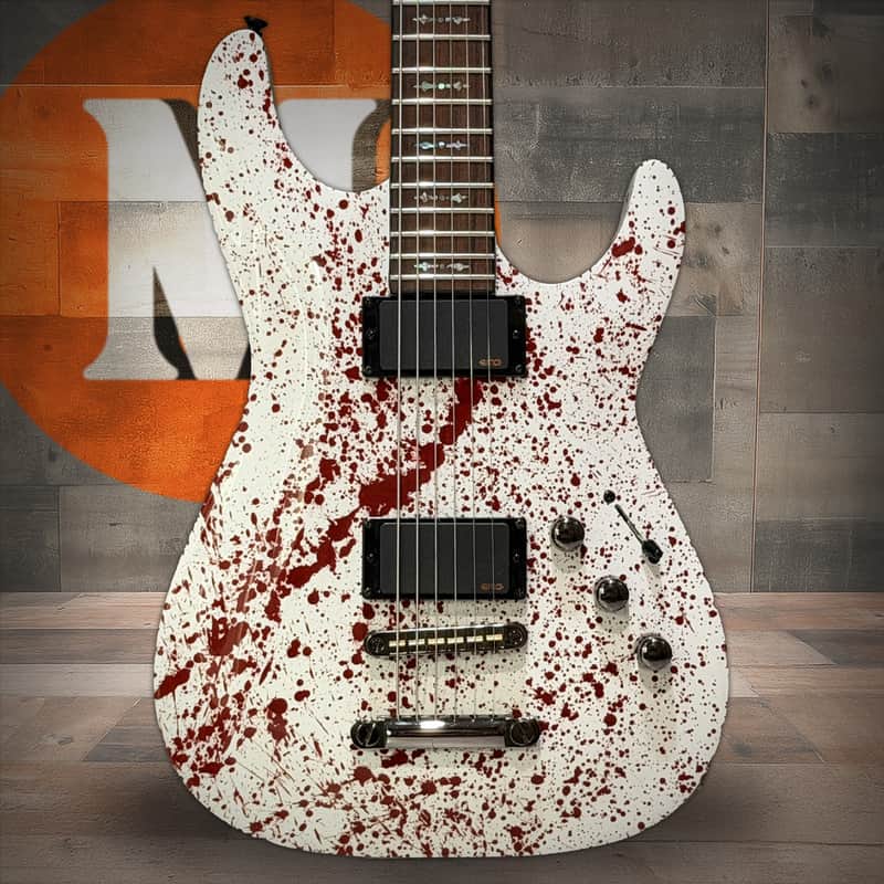 Schecter Hellraiser C-VI Electric Guitar - Blood Splatter (184)