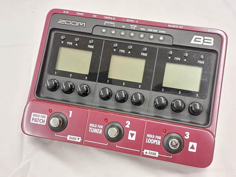 ZOOM B3 Multi-Effects Pedal for Bass Guitar with Effects | Reverb