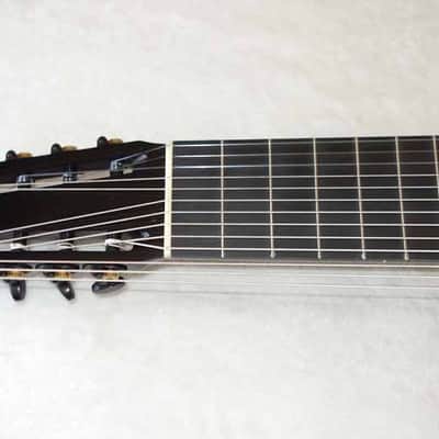 LUCIO NÚÑEZ Sophia 13-String Classical Harp Guitar, Spruce/Ziricote, w/Custom Case, Extremely Rare!! image 5